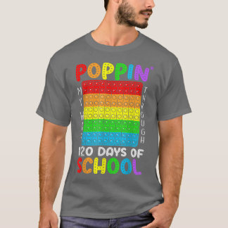 T-shirt Je Presse Mon Chemin À Travers 120 Jours Drôle 120
