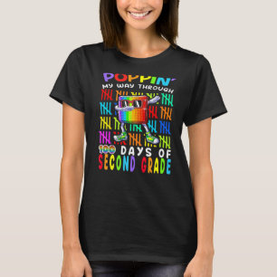 T-shirt Je Presse Mon Chemin Pendant 100 Jours De Deuxième