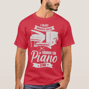 T-shirt Je Profite De Balades Romantiques À Travers Le Pia