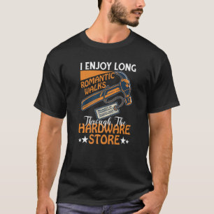 T-shirt Je Profite De Longues Promenades Romantiques À Tra