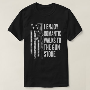 T-shirt Je Profite De Marches Romantiques À La Boutique D'