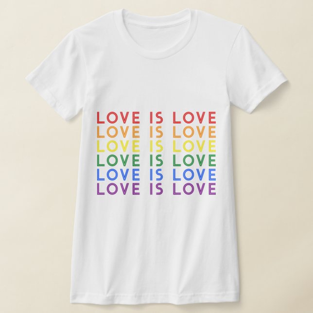 T-shirt Je promets d'enseigner l'amour - Diversité, égalit (Poser)