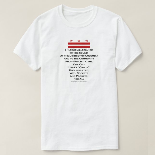 T-shirt Je promets l'allégeance (Design devant)
