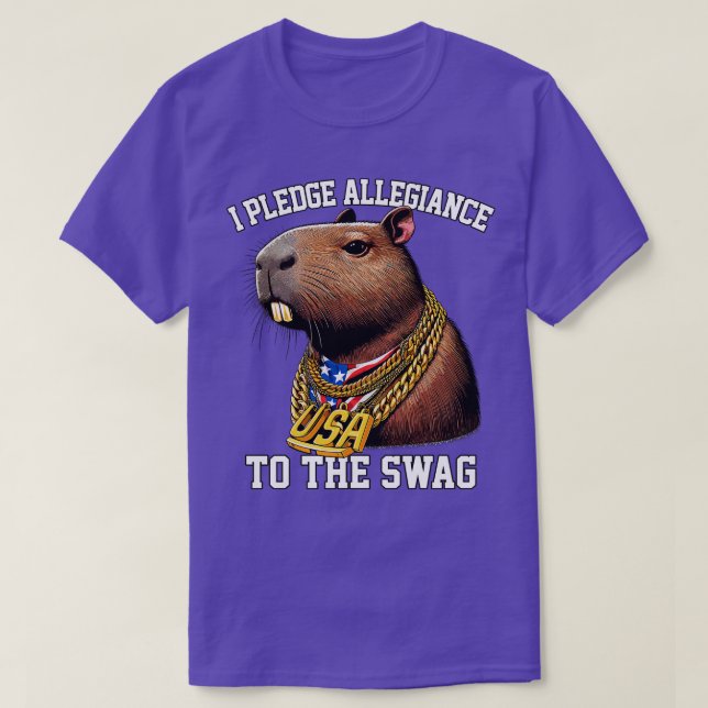 T-shirt Je Promets L'Allégeance Au Swag (Design devant)
