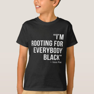 T-shirt JE RACINE POUR TOUT LE MONDE BLACK BLM Power