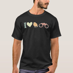 T-shirt Je regarde Inséparable Oiseau Oiseau Oiseau Oiseau