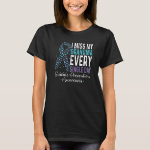T-shirt Je regrette ma grand-mère chaque jour Prévention d