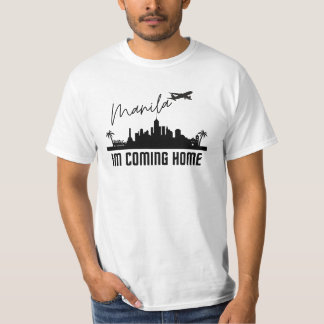 T-shirt Je rentre à la maison Manille Philippines