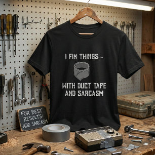 T-shirt Je Répare des Choses: Réparateur et Mécanicien Drô