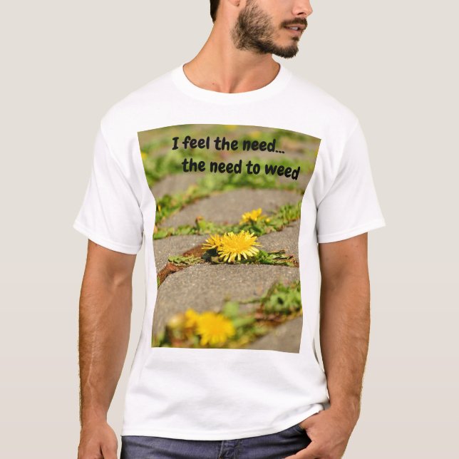 T-shirt Je ressens le besoin... le besoin de (Devant)