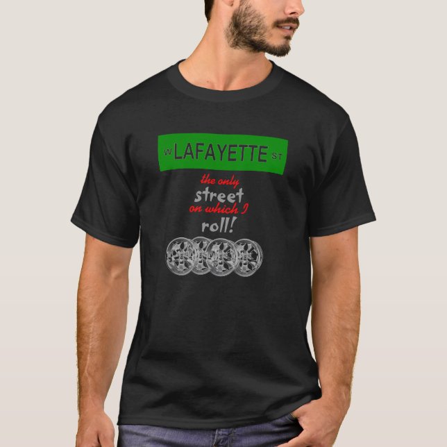 T-shirt Je roule avec Lafayette (Devant)