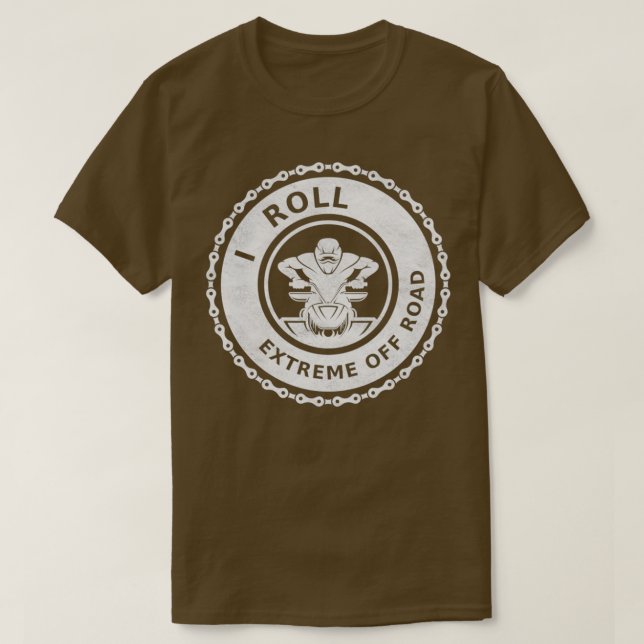 T-shirt Je roule Extreme Off Road ATV (Design devant)