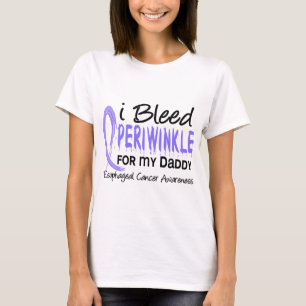 T-shirt Je saigne le bigorneau pour mon Cancer oesophagien