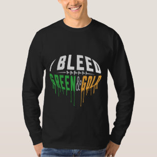 T-SHIRT JE SAIGNE LE VERT ET L'OR
