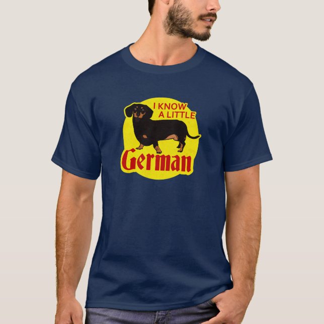 T-shirt Je sais allemand (Devant)