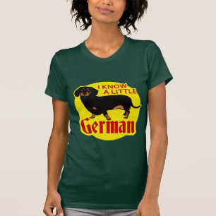 T-shirt Je sais allemand