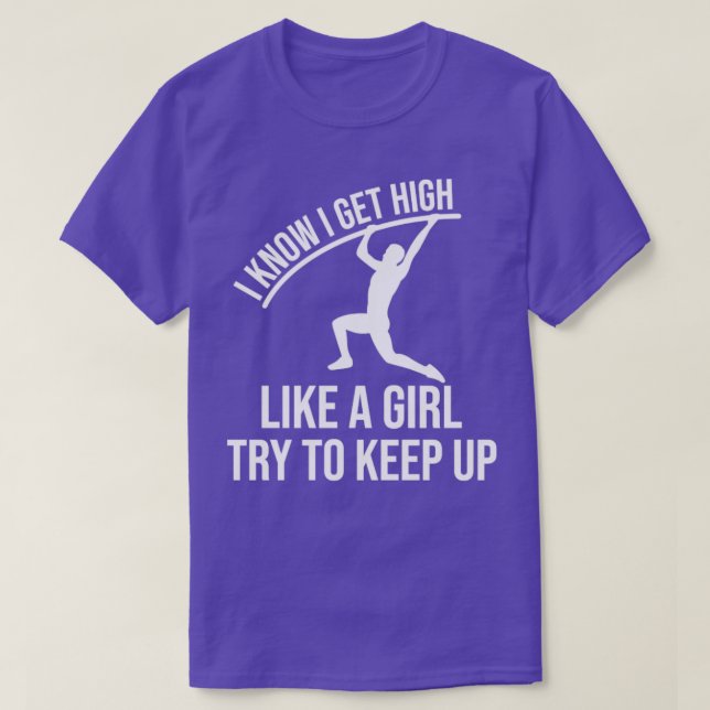 T-shirt Je Sais Que Je Deviens Élevée Comme Une Fille Drôl (Design devant)