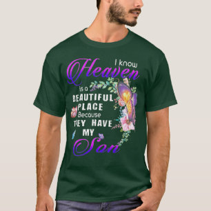 T-shirt Je Sais Que Le Ciel Est Un Beau Endroit Parce Qu'I