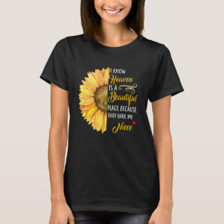 T-shirt Je Sais Que Le Ciel Est Un Beau Endroit Parce Qu'I