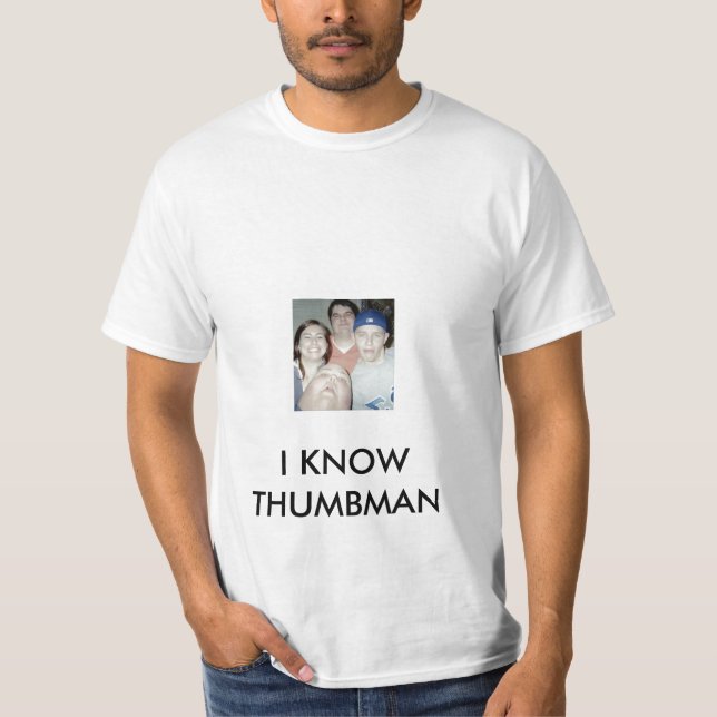 T-SHIRT JE SAIS THUMBMAN (Devant)