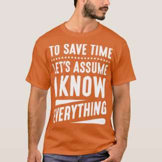 T-shirt Je sais tout 2