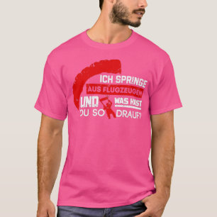 T-shirt Je saute hors des avions Quelles compétences avez-