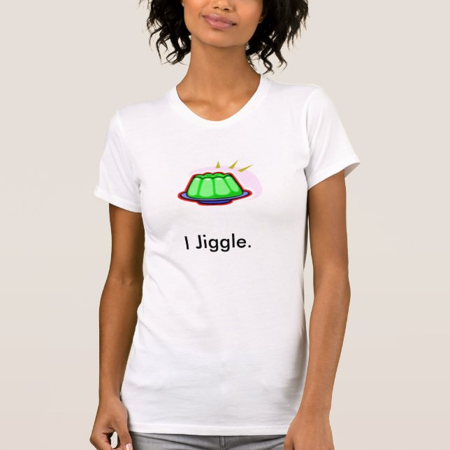 T-shirt Je secoue la petite pièce en t de la fille (Devant)