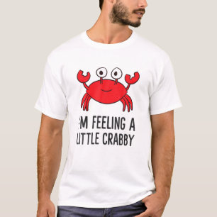 T-shirt Je sens un petit crabe amusant Cartoon Crab Kid