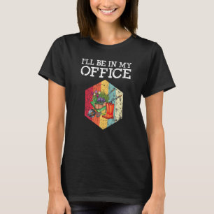 T-shirt Je serai dans mon bureau jardiniers jardiniers Hom