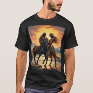 T-shirt Je serai de retour... Centaur raconte son amour