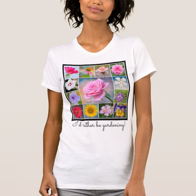 T-shirt Je serais plutôt chemise de jardinage (Devant)
