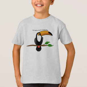 T-shirt Je serais plutôt en le Costa Rica, toucan