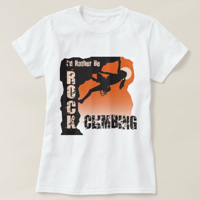 T-shirt Je serais plutôt roche montant des gallons (Design devant)