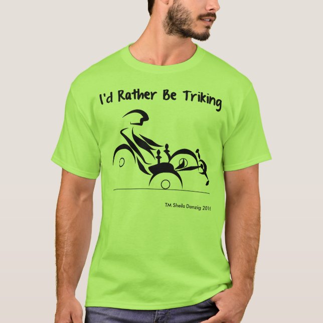 T-shirt Je serais plutôt Triking (Devant)