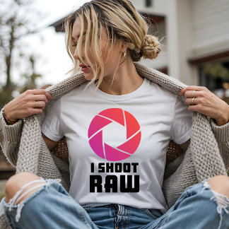 T-shirt Je Shoote en Raw