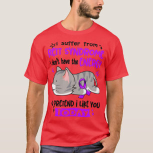 T-shirt Je Souffre Du Syndrome Rett Je N'Ai Pas L'Énergie