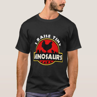 T-shirt Je Soulève De Petits Dinosaures Amateurs De Poulet