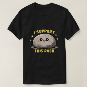 T-shirt Je soutiens ce rocher