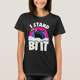 T-shirt Je soutiens la communauté Bi Drapeau de fierté bis