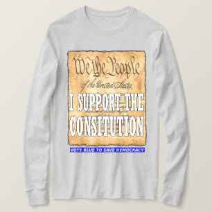 T-shirt Je Soutiens La Constitution