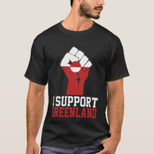 T-shirt Je soutiens le Groenland - Fier le Groenland