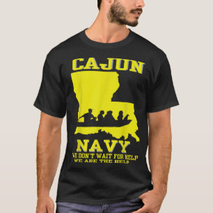 T-shirt Je soutiens Louisiana Search et Secourt CAJUN NAVY