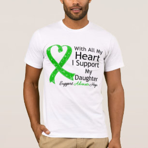 T-shirt Je soutiens ma fille de tout mon coeur
