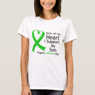 T-shirt Je soutiens mon fils tout mon coeur