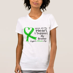 T-shirt Je Soutiens Mon Frère Avec Tout Mon Coeur
