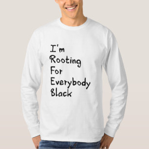 T-shirt Je soutiens tout le monde Noir