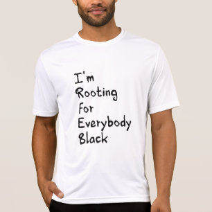 T-shirt Je soutiens tout le monde Noir
