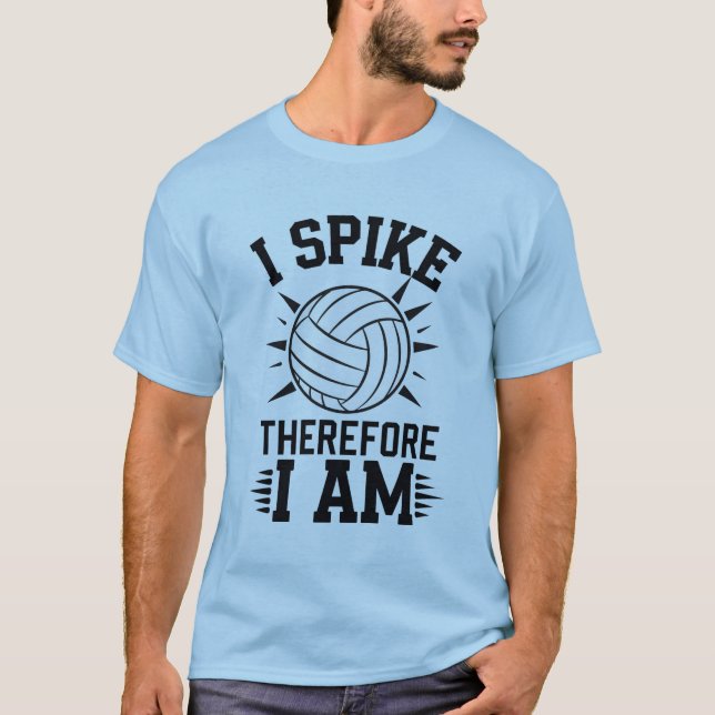 T-shirt Je Spike Donc je suis (Devant)