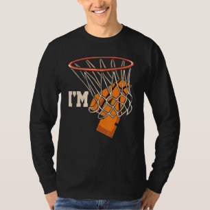T-shirt Je suis 4 Basketball Thème Fête d'anniversaire