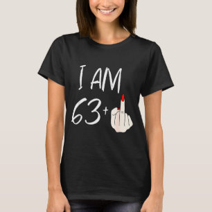 T-shirt Je Suis 63 Plus 1 Drôle Pour Un 63e Anniversaire P